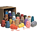 Pacon® Yarn Value Box, 20-1/16"H x 15-1/4"W x 9-1/4"D, Assorted Colors