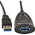 Plugable 5 Meter (16 Foot) USB 3.0 Active Extension Cable - with AC Power Adapter and Back-Voltage Protection, Driverless