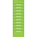 Teacher Created Resources Polka Dot Storage Pocket Chart - 10 Pocket(s) - 58" Height x 14" Width46" Length - Lightweight - Lime - 1 Each 1 thumbnail image