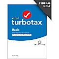 TurboTax Desktop Basic 2020 Federal Only Efile (Mac) 1 thumbnail image