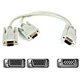 Belkin Monitor Display Cable - HD-15 Female Video - HD-15 Male Video - 1ft - Gray 1 thumbnail image