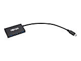Tripp Lite USB C Hub 4-Port USB-A USB 3.1 Gen 2 10 Gbps Portable Aluminum - Hub - 4 x USB 3.1 Gen 2 - desktop