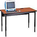 Bretford Quattro Computer Desk, Mist Gray