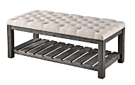 Coast to Coast Accent Bench, Oatmeal 1 thumbnail image