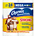 Charmin® Essentials® Strong 1-Ply Mega Roll Toilet Paper, 451 Sheets Per Roll, Pack Of 6 Rolls