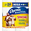 Charmin® Essentials® Strong 1-Ply Mega Roll Toilet Paper, 451 Sheets Per Roll, Pack Of 6 Rolls 1 thumbnail image