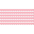 Teacher Created Resources Scalloped Border Trim Packs, 35’, Pastel Pink, Set Of 6 Packs 1 thumbnail image