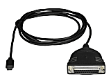 StarTech.com USB C To Parallel Printer Cable