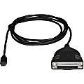 StarTech.com USB C to Parallel Printer Cable - USB to DB25 - Printer Cable Adapter - USB C Printer Cable - ICUSBCPLLD25 1 thumbnail image