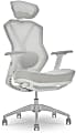Lenovo® Legion Ergonomic Mesh High-Back Gaming Chair, Light Gray/White