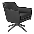 Office Star™ Faux Leather Guest Chair, Black