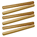 Westco Educational Products Hickory Rhythm Sticks, 8", Natural, 2 Sticks Per Pack, Set Of 3 Packs 1 thumbnail image