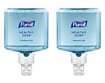 Purell® Healthy Gentle & Free Foam Hand Soap, Unscented, 40.57 Oz, Carton Of 2 Bottles