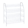 Honey Can Do 4-Tier Storage Rack, 27-15/16”H x 11-11/16”W x 25-3/4”D, White 1 thumbnail image
