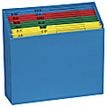 Pendaflex® File Pockets, Expanding, A-Z, Letter Size, Blue