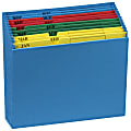 Pendaflex® File Pockets, QuickView Monthly Desktop Project, Letter Size, Jan-Dec, Blue 1 thumbnail image