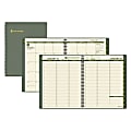 AT-A-GLANCE® 100% Recycled Weekly/Monthly Appointment Book, 8 1/4" x 10 7/8", Green, January-December 2013 1 thumbnail image
