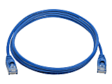 Tripp Lite Cat6a 10G Snagless Molded Slim UTP Ethernet Cable (RJ45 M/M) Blue 5 ft. (1.52 m)
