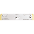 Canon GPR-51 Original Laser Toner Cartridge - Yellow - 1 Each - 21500 Pages