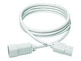 Eaton Tripp Lite Series PDU Power Cord, C13 to C14 - 10A, 250V, 18 AWG, 6 ft. (1.83 m), White - Power extension cable - IEC 60320 C14 to power IEC 60320 C13 - AC 100-250 V - 10 A - 6 ft - white
