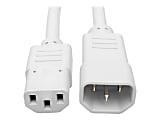 Eaton Tripp Lite Series PDU Power Cord, C13 to C14 - 10A, 250V, 18 AWG, 6 ft. (1.83 m), White - Power extension cable - P004006AWH 1 thumbnail image