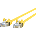 Belkin CAT6 Ethernet Patch Cable Snagless, RJ45, M/M - 12 ft Category 6 Network Cable - 24 AWG - Yellow 1 thumbnail image