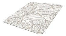 Realspace® Fashion PVC Chair Mat, 36" x 48", Leaves