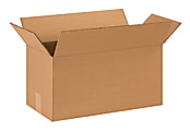 Partners Brand  Long Corrugated Boxes, 18" x 9" x 9", Kraft, Pack Of 25