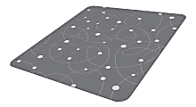 Realspace® Fashion PVC Chair Mat, 36" x 48", Swirls 1 thumbnail image