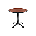 Safco® Cha-Cha X-Base Sitting-Height Table, Cherry/Black 1 thumbnail image