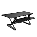 FlexiSpot Height-Adjustable Standing Desk Riser With Removable Keyboard Tray, 19-3/4"H x 47"W x 23"D, Black 1 thumbnail image
