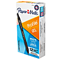 Paper Mate Gel Pen, Profile Retractable Pen, 0.7mm, Black, 12 Count 1 thumbnail image