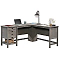 Sauder® Cottage Road 65"W L-Shaped Corner Desk, Mystic Oak