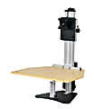 Ergo Desktop Electric Kangaroo Pro Stand, 27 1/2"H x 28"W x 28"D, Maple, Standard Delivery