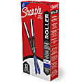 Sharpie® Rollerball Pen, Needle Point, 0.5mm, Blue Ink, Pack Of 12 1 thumbnail image
