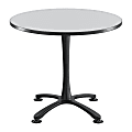 Safco® Cha-Cha X-Base Sitting-Height Table, Gray/Black 1 thumbnail image