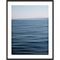 Amanti Art Abstract Blue Horizon by Savanah Plank Wood Framed Wall Art Print, 43”H x 34”W, Black 1 thumbnail image