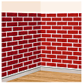 Amscan Christmas Deck The Walls Room Roll, 40' x 4', Red 1 thumbnail image
