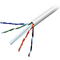 Belkin CAT6 Solid Bulk Cable - 1000 ft Category 6 Network Cable for Network Device, ATM - First End: Bare Wire - Second End: Bare Wire - 1.2 Gbit/s - 23 AWG - Purple 1 thumbnail image