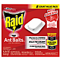 Raid® Ant Bait, III, 0.24 Oz, 8 Bait Cartridges Per Box, Pack Of 12 Boxes 
