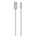 Belkin® Metallic Lightning To USB Sync Cable, 4', Silver 1 thumbnail image