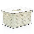 Martha Stewart Large Fresh Keeper Container Set, White 1 thumbnail image