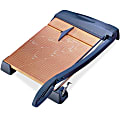 X-Acto Rubber Feet Heavy-Duty Wood Paper Trimmer - 24" Cutting Length - Self-sharpening, Heavy Duty, Durable, Safety Lock - Wood, Steel - Pine - 1 Each