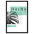 MCS Gallery Poster Frame, 24" x 36", Black Woodgrain 1 thumbnail image