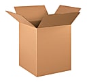 Partners Brand Corrugated Boxes, 16" x 16" x 20", Kraft, Pack Of 20