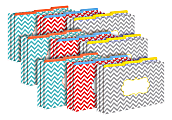 Barker Creek Tab File Folders, Legal Size, Chevron Beautiful, Pack Of 27 Folders