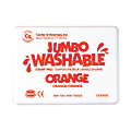 Ready 2 Learn Jumbo Washable Unscented Stamp Pads, 6 1/4" x 4", Orange, Pack Of 2