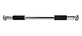 Mind Reader Chin-Up Pull-Up Bar, 2"H x 39-1/2"W x 2"D, Black 1 thumbnail image