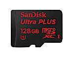 SanDisk® Ultra Plus microSDHC™ Memory Card, 128GB