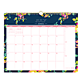 2025 2026 Day Designer Monthly Wall Calendar 15 x 12 Peyton Navy July 2025 To June 2026 107934